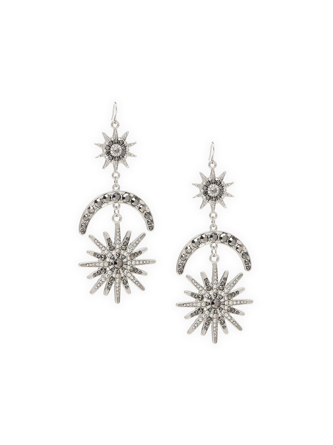 

FOREVER 21 Silver-Toned Handcrafted Earrings