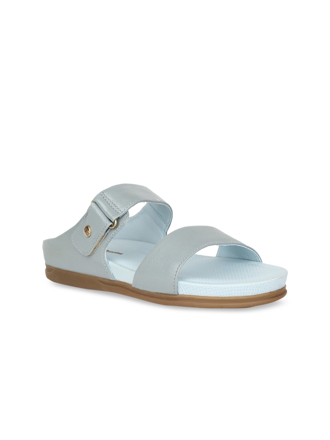 

Hush Puppies Women Blue Solid Open Toe Flats