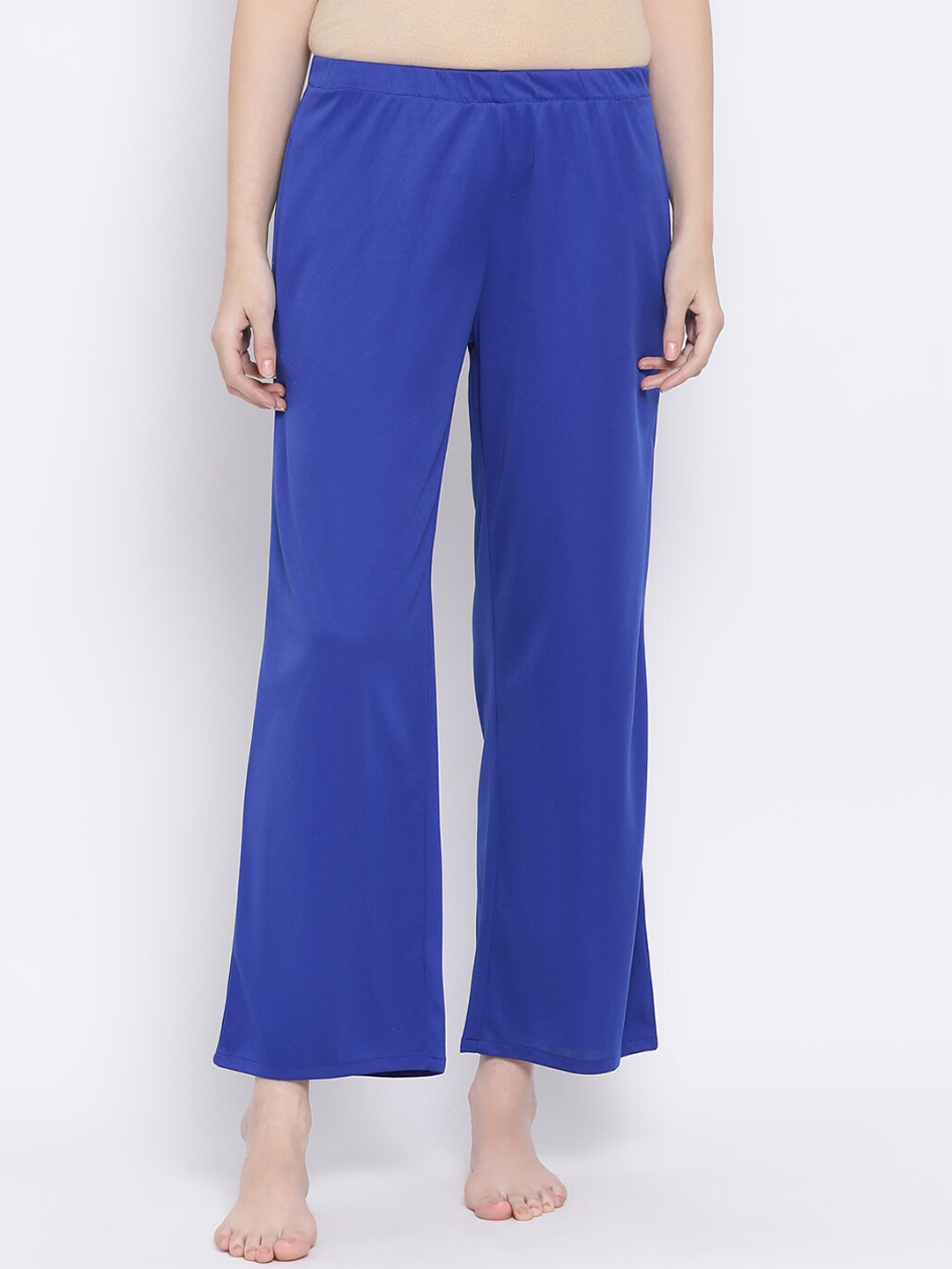 

Clovia Women Blue Solid Lounge Pants