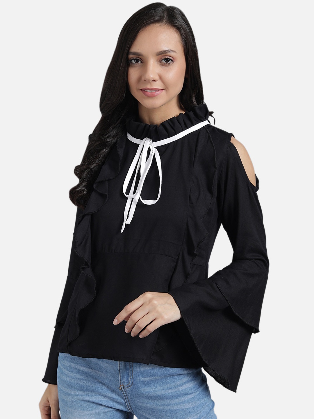 

The Dry State Women Black Solid Top
