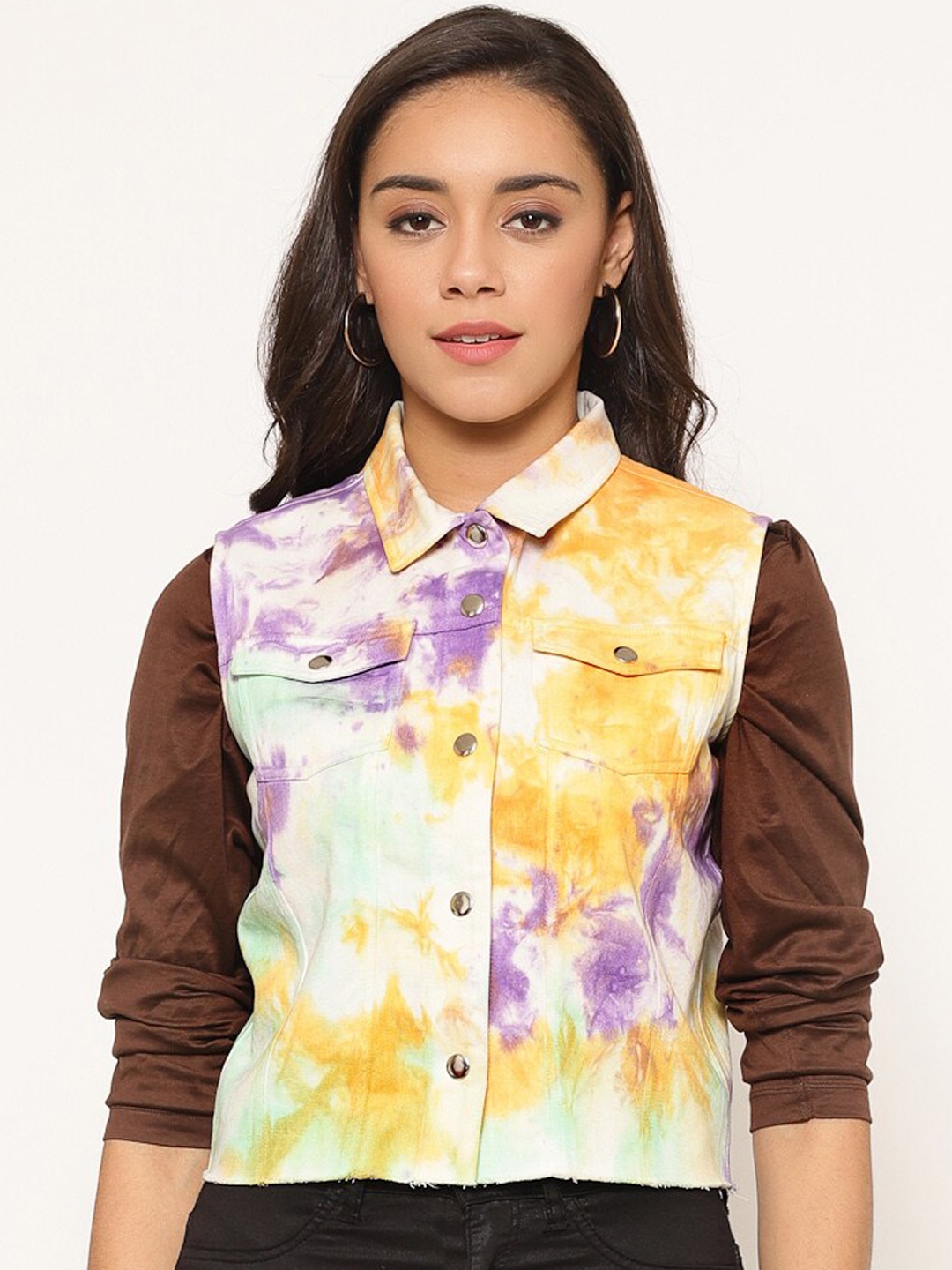 

HOUSE OF KKARMA Women Multicoloured Printed Tailored Jacket, Multi
