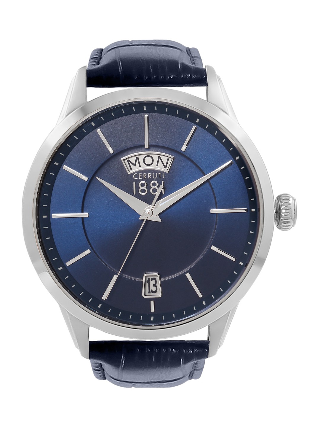 

Cerruti 1881 Men Blue Analogue Leather Castelnuovo Watch CRA23903