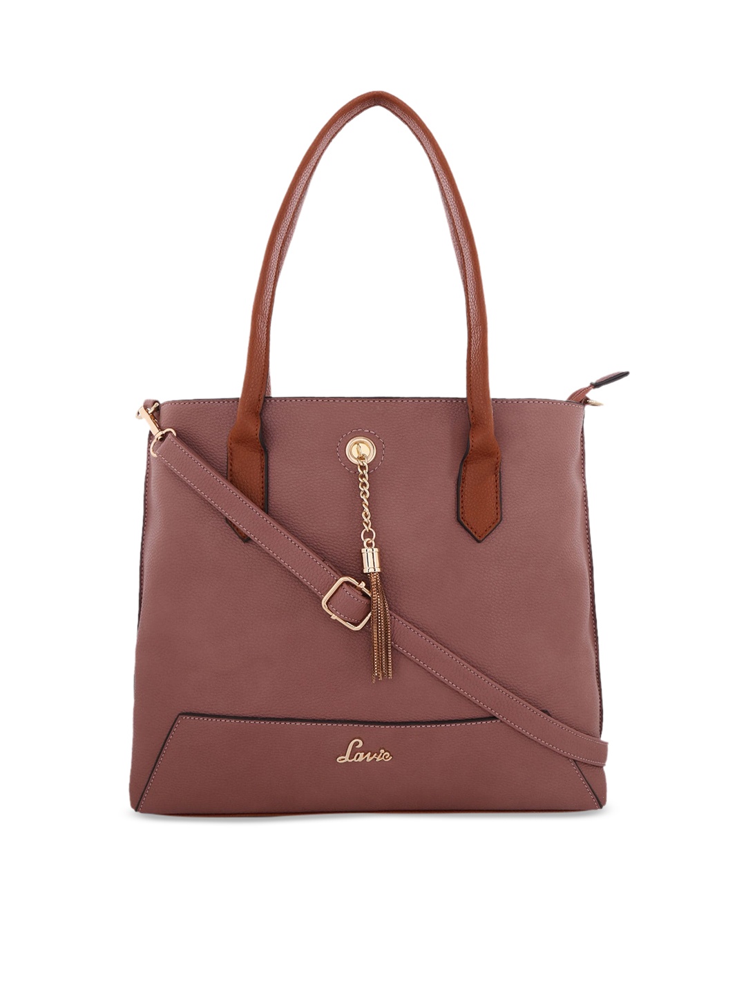 

Lavie Mauve Solid Shoulder Bag