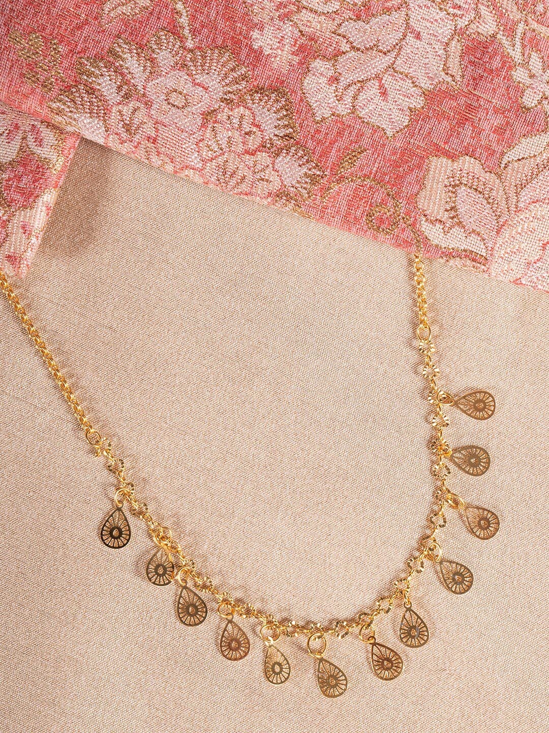 

Shoshaa Brass Gold-Plated Handcrafted Necklace