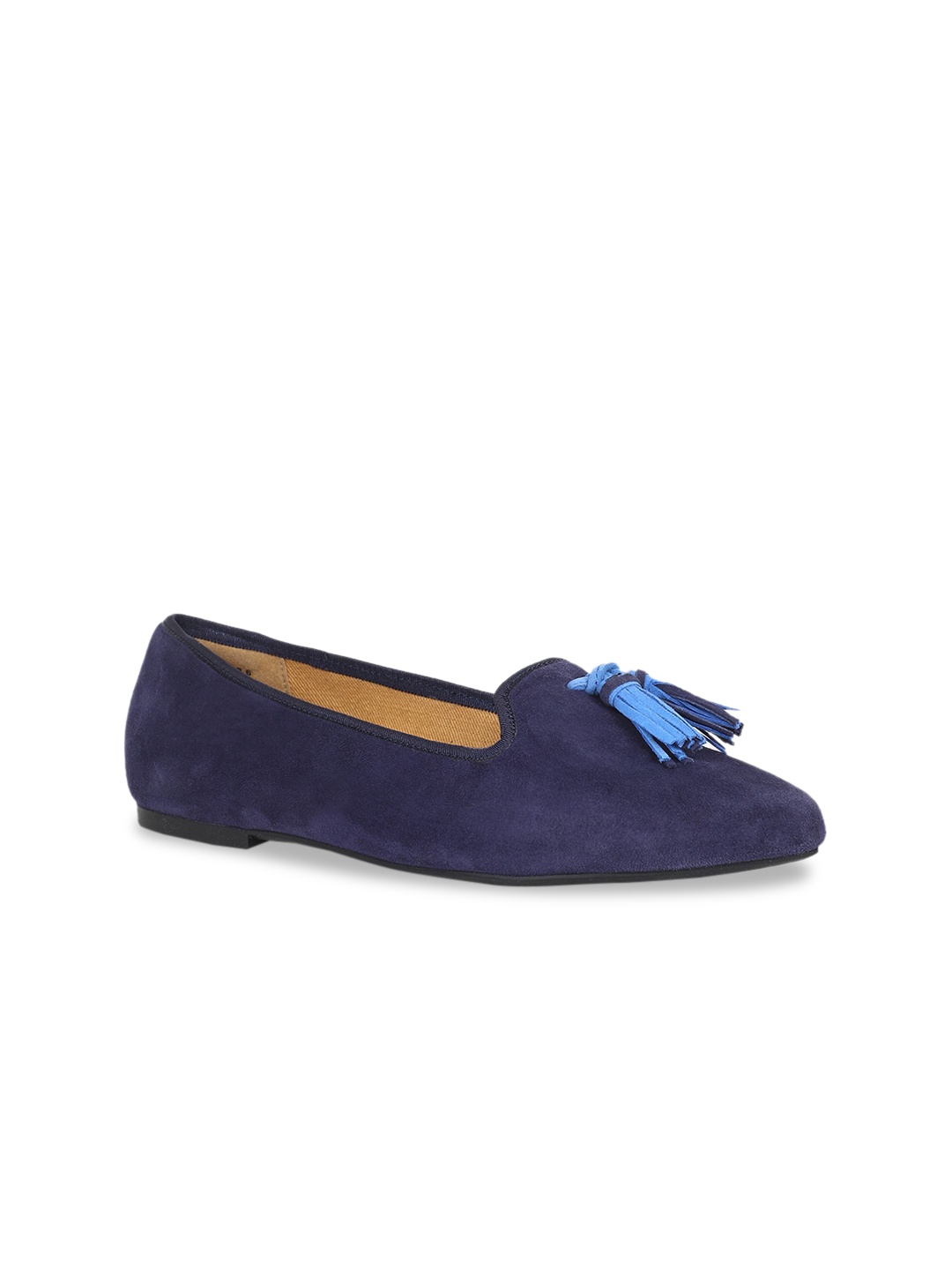 

Hush Puppies Women Navy Blue Solid Ballerinas