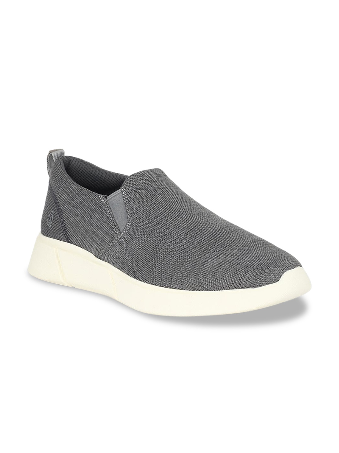 

Hush Puppies Men Grey Slip-On Sneakers