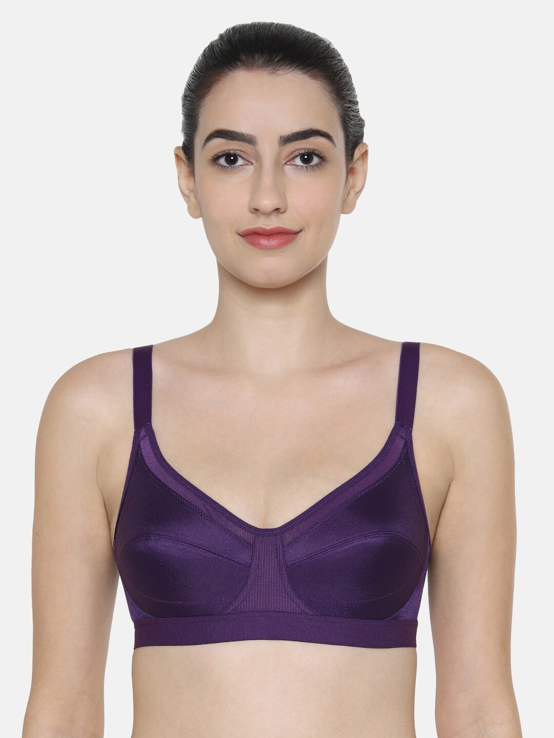 

Triumph Triaction 64 Wireless Non Padded Low Intensity Sports Bra, Purple