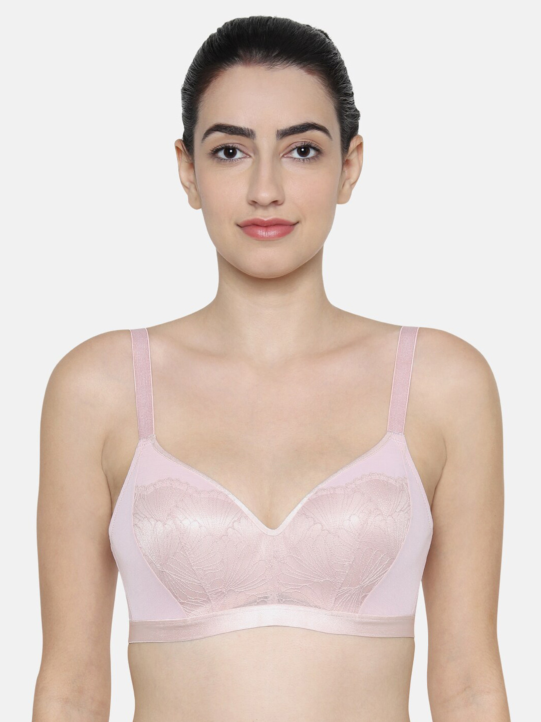 

Triumph Aqua Lantern 01 Modern Padded Wireless Full Coverage 3D Moulded Shape and Comfort Bra, Pink