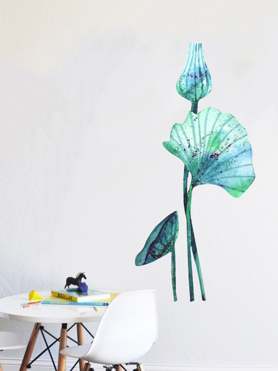 

rawpockets Flower Wall Stickers, Blue