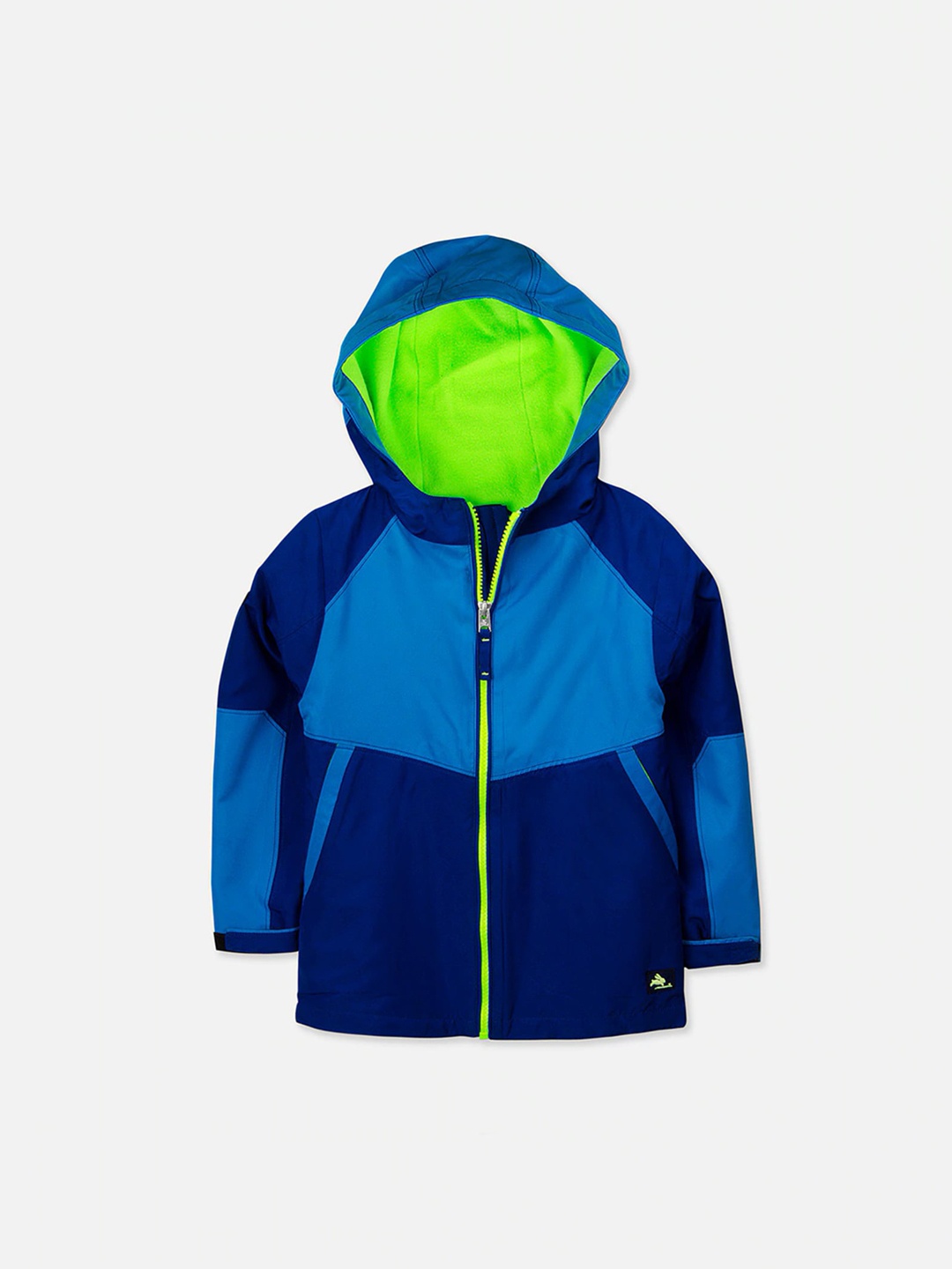 

Cherry Crumble Boys Blue Colourblocked Tailored Jacket