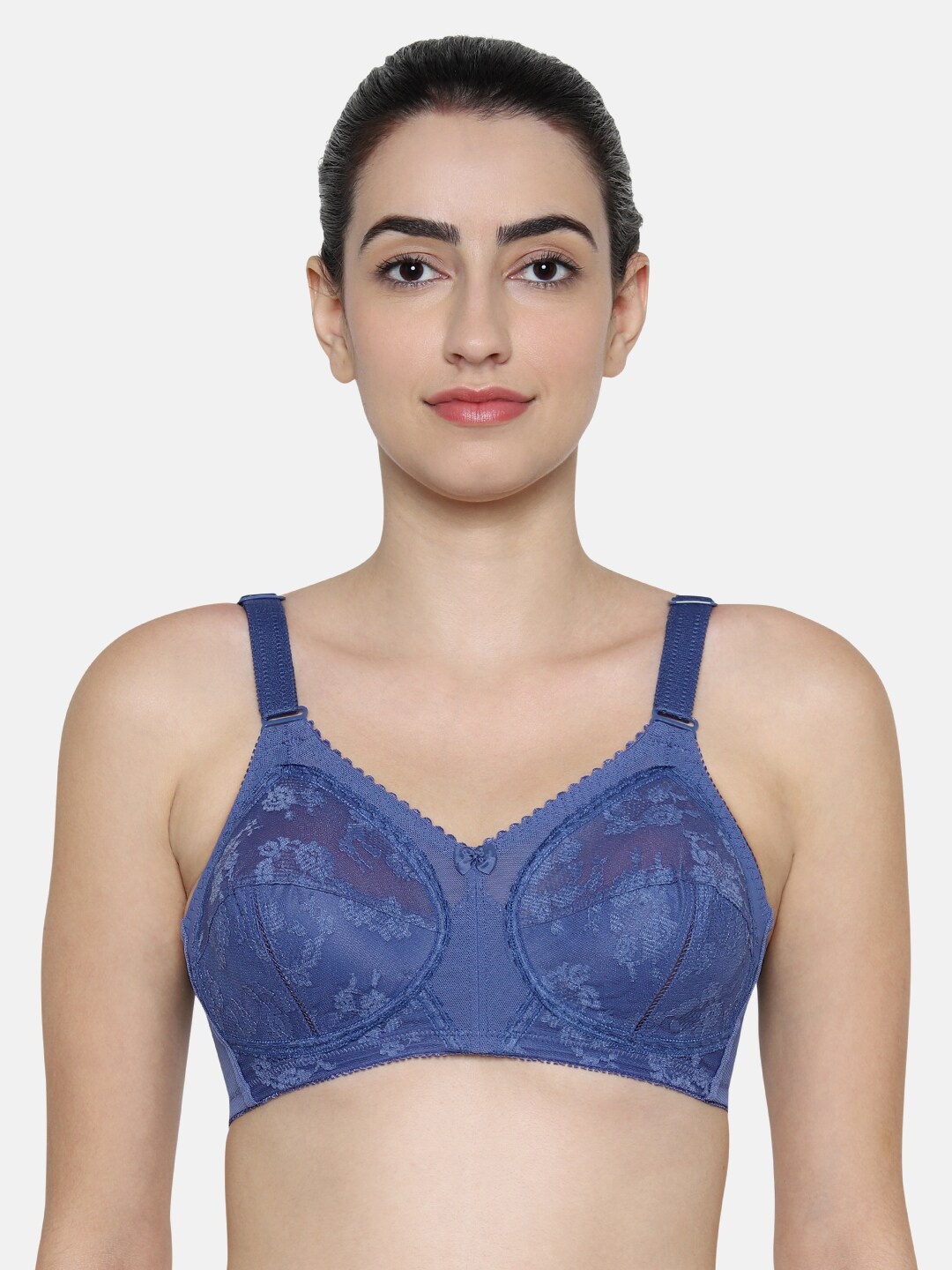 

Triumph Doreen Wireless Non Padded Full Coverage Support Big-Cup Classics Bra, Blue