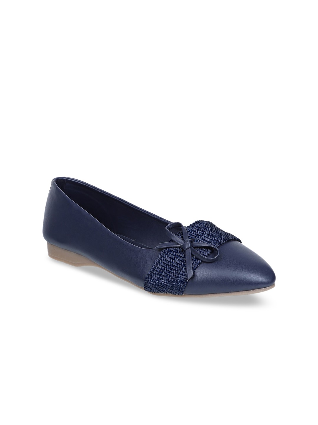 

SHUZ TOUCH Women Navy Blue Solid Pumps