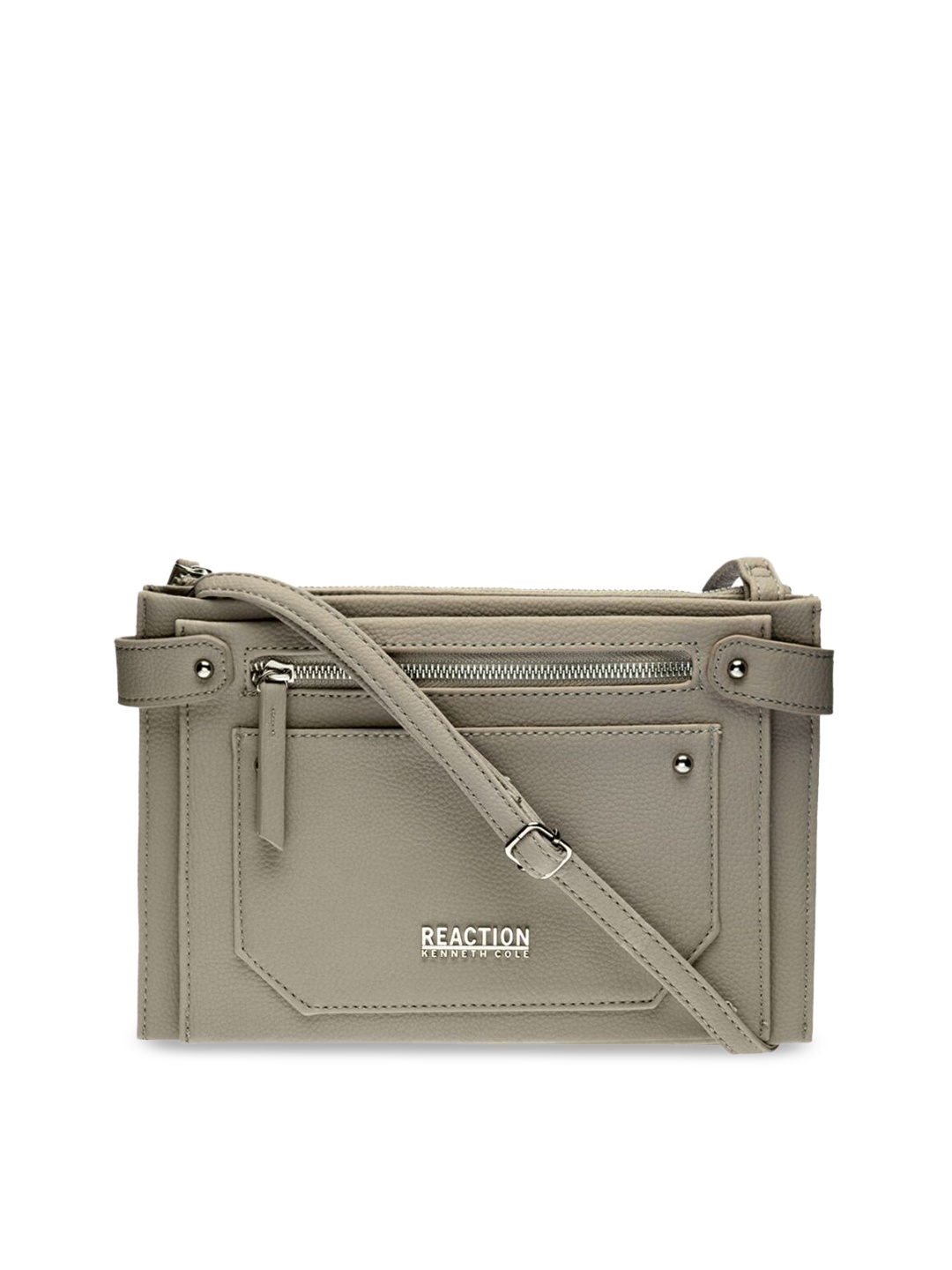 

Kenneth Cole Taupe Solid Sling Bag