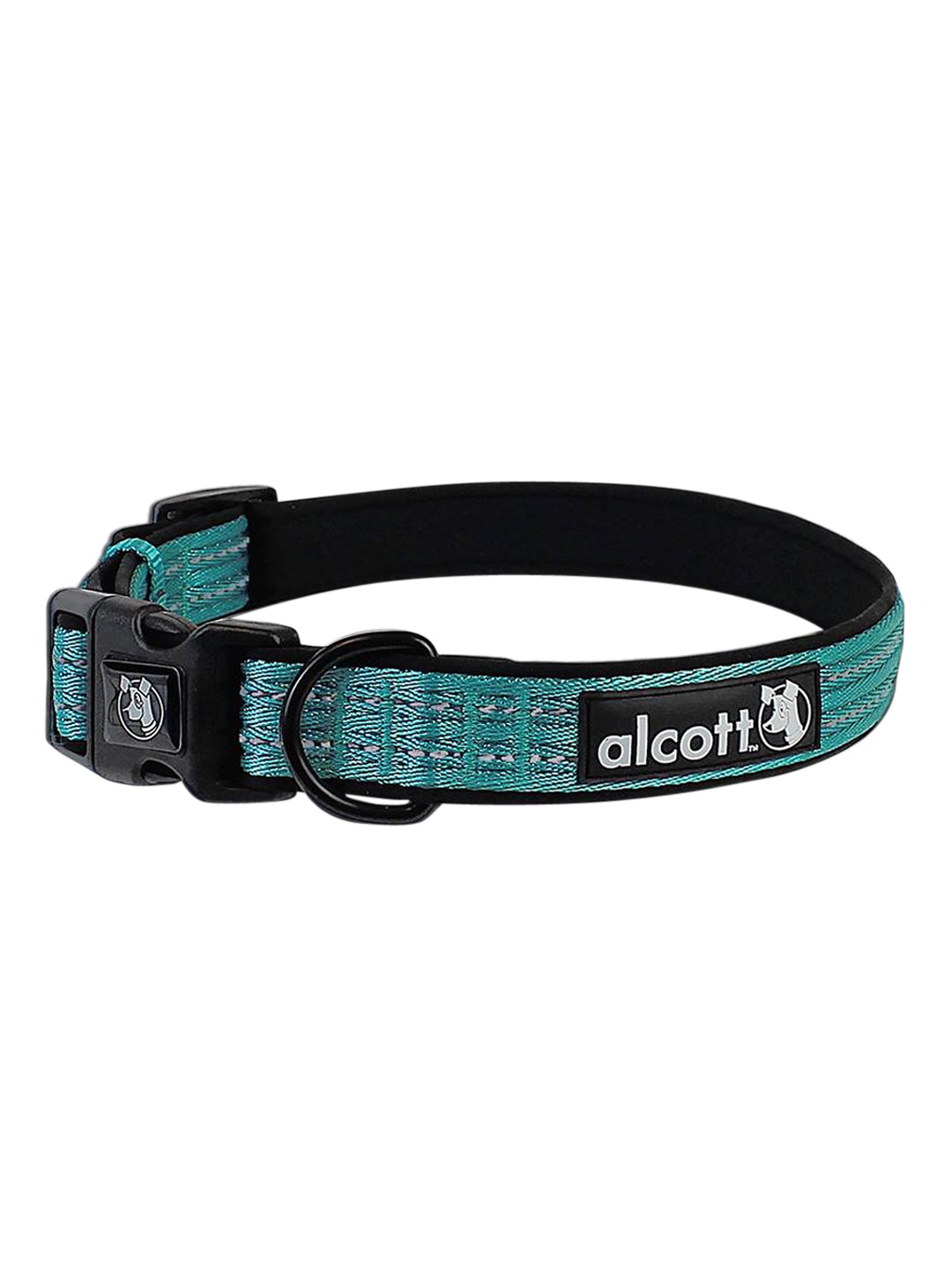 PawsnCollars Teal Green Reflective Alcott Adventure Collar For Dogs