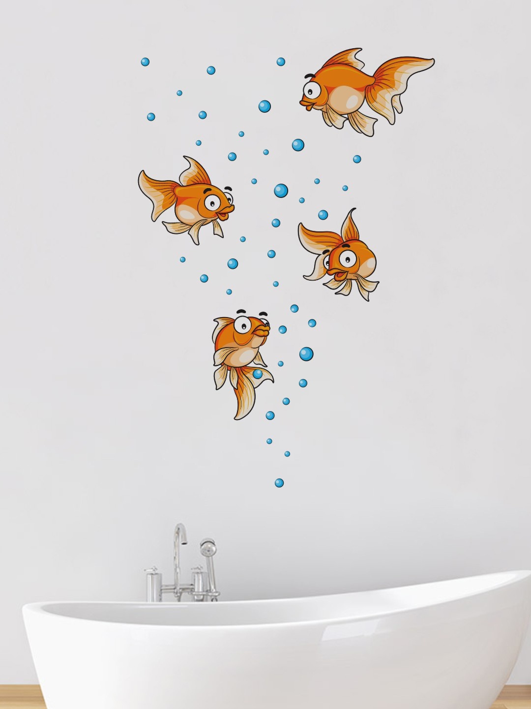

rawpockets Fish Wall Stickers, Orange