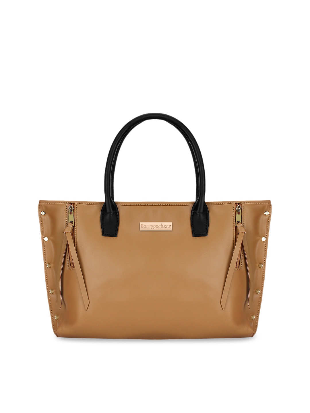 

Berrypeckers Camel Brown Solid Shoulder Bag