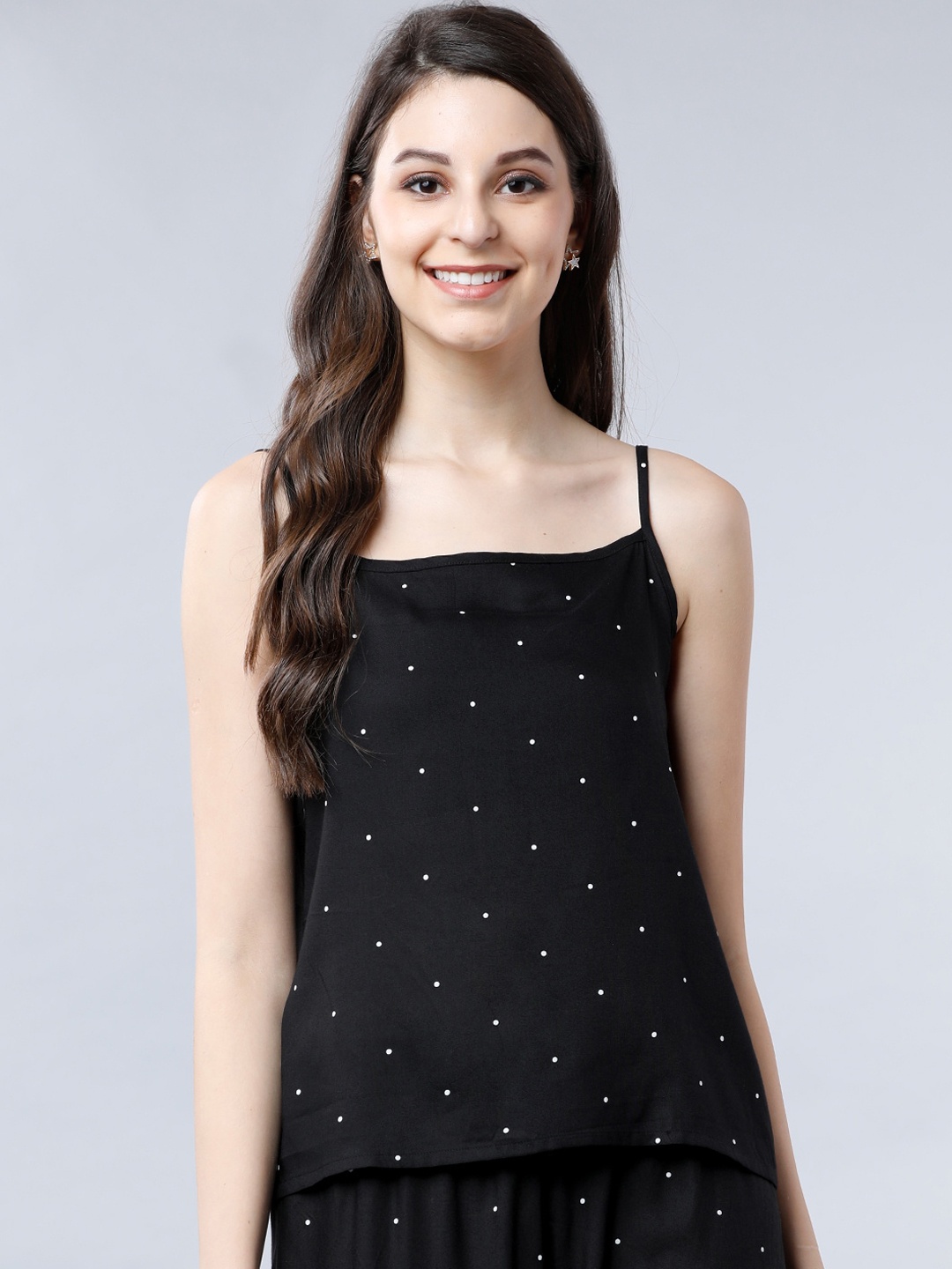

Tokyo Talkies Black & White Regular Top
