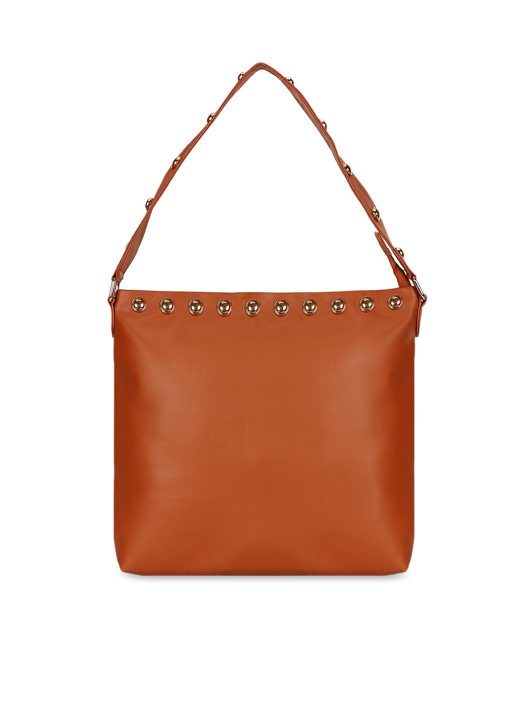 

Berrypeckers Tan Brown Solid Hobo Bag