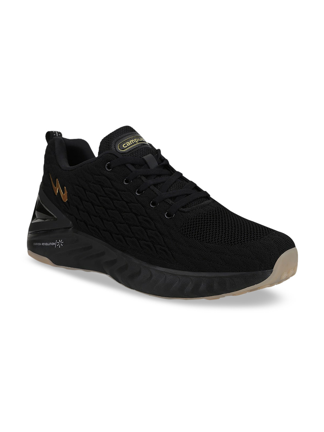 

Campus Men Black Running Shoes