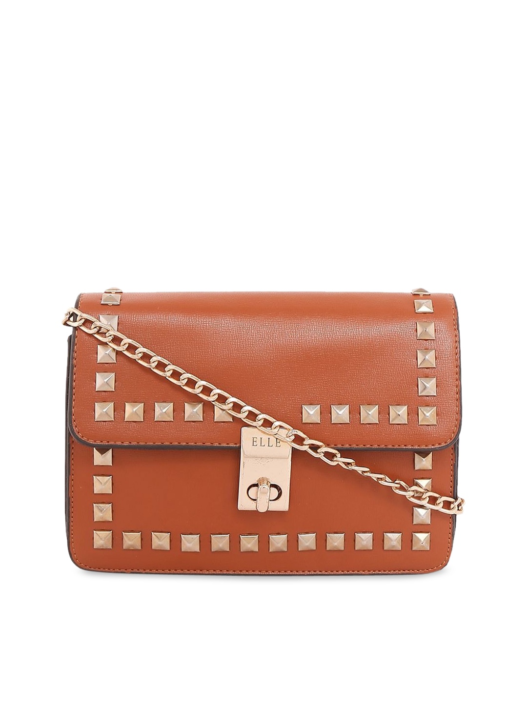 

ELLE Brown Embellished Sling Bag