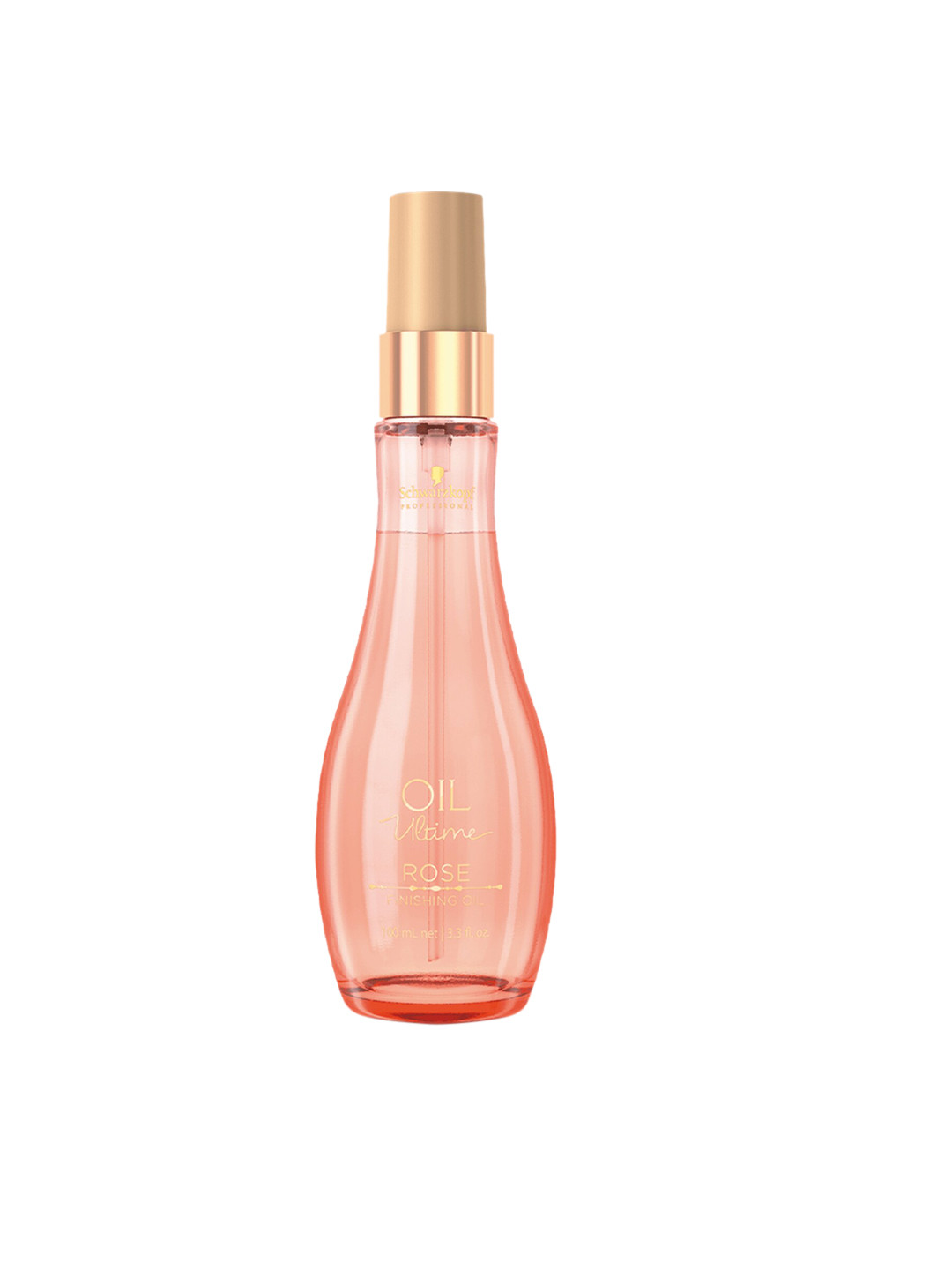 

Schwarzkopf PROFESSIONAL Oil Ultime Rose Finishing Oil to Soothe Stressed Hair-100ml, Gold