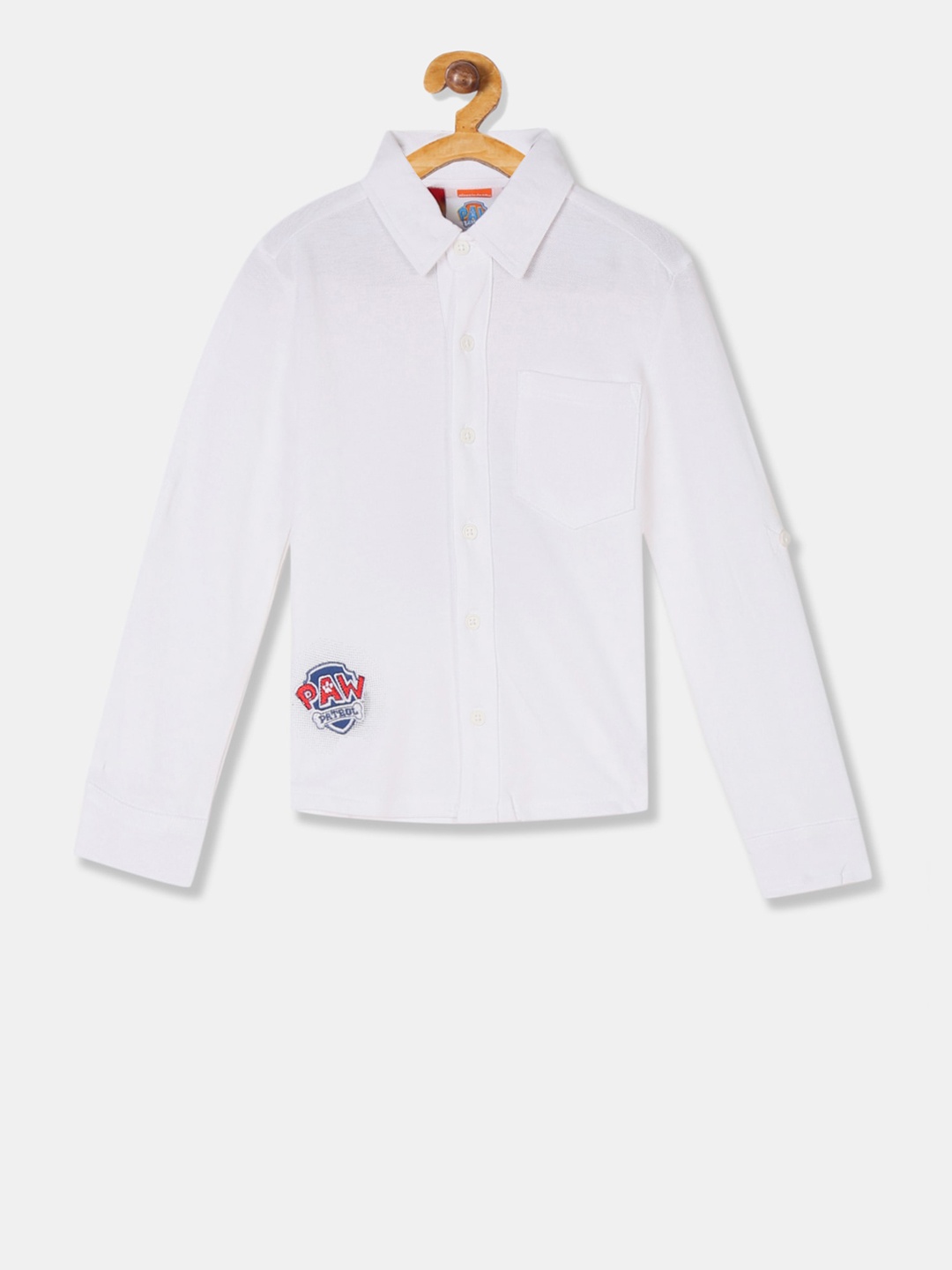 

Colt Boys White Regular Fit Solid Casual Shirt