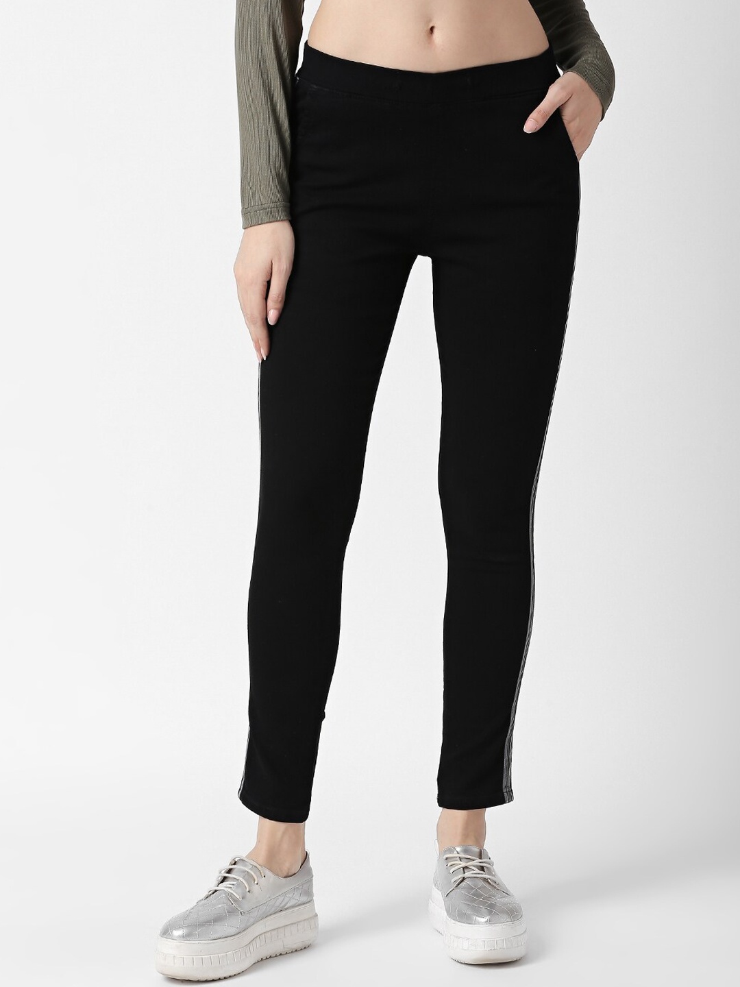

High Star Women Black Slim Fit Jeggings