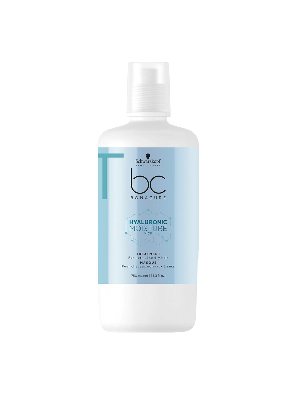 

Schwarzkopf PROFESSIONAL Hyaluronic Moisture Kick Treatment Masque 750 ml, Blue