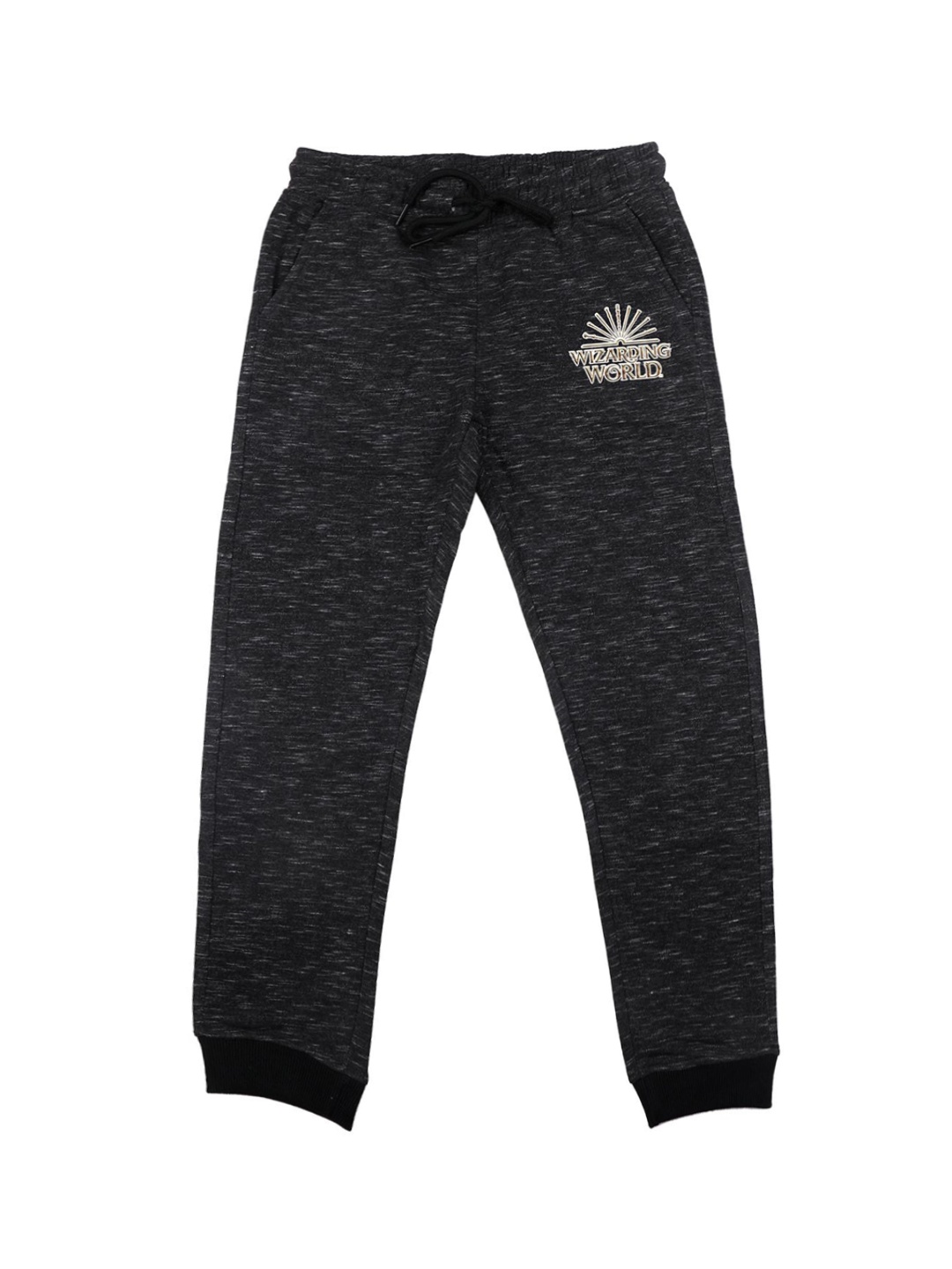 

Harry Potter Kids Charcoal Grey Solid Straight Fit Joggers