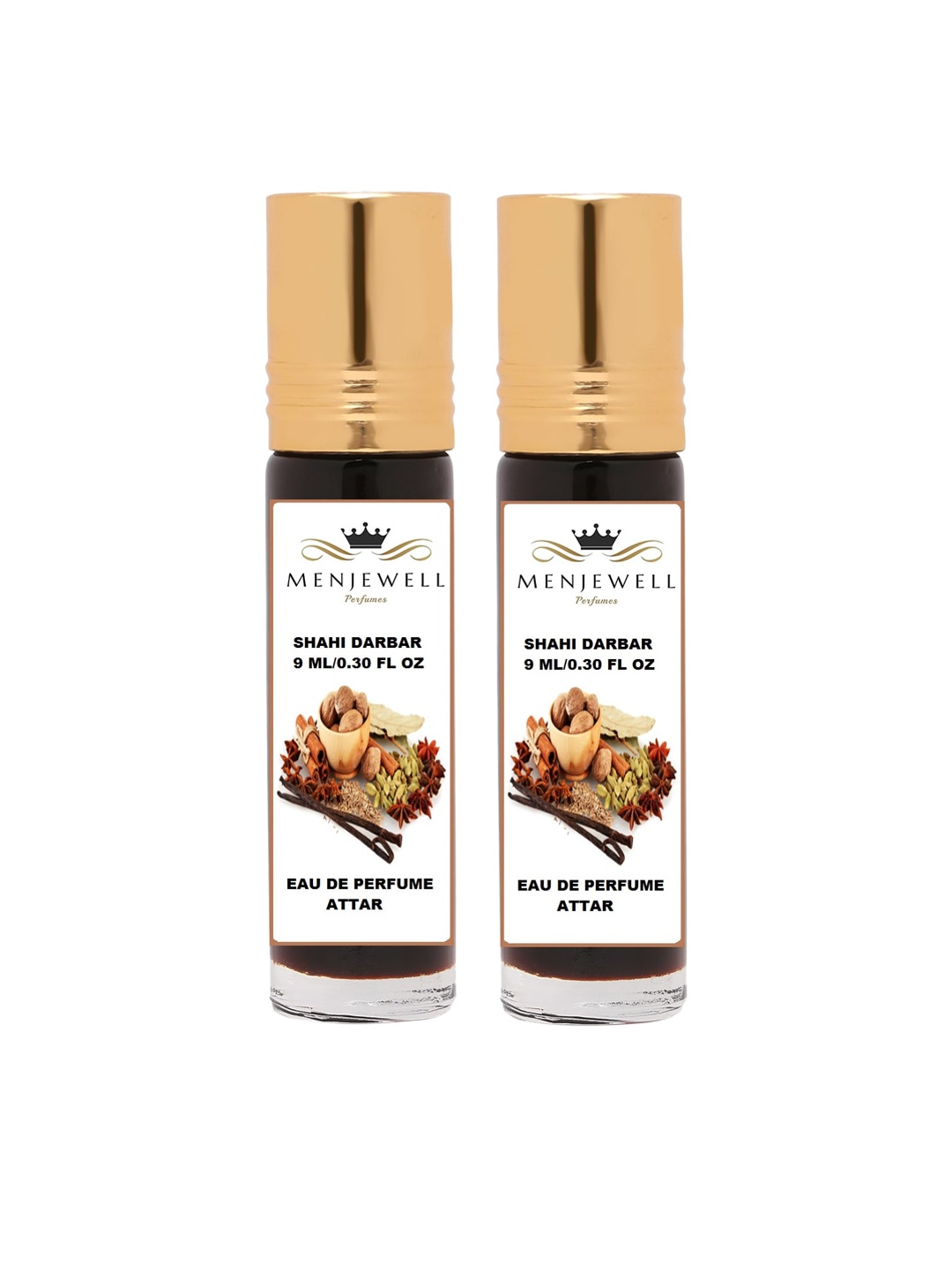 

Menjewell Shahi Darbar Attar Perfume Each 9ml, Transparent
