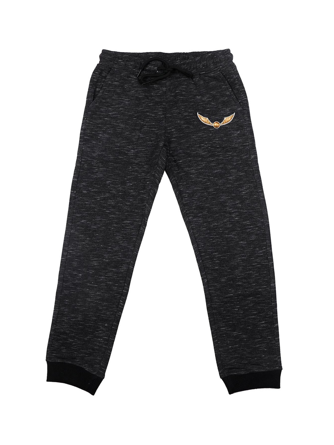 

Harry Potter Kids Black Self-Design Slim-Fit Joggers