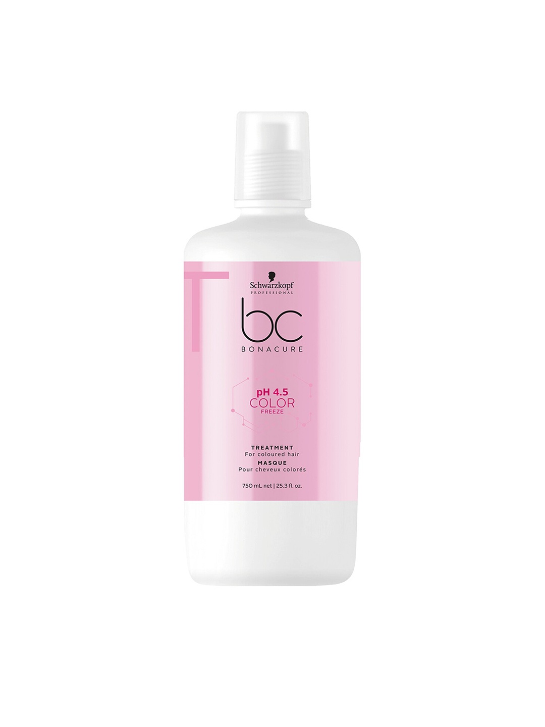 

chwarzkopf PROFESSIONAL Unisex Bonacure pH 4.5 Color Freeze Treatment Mask 750 ml, Pink