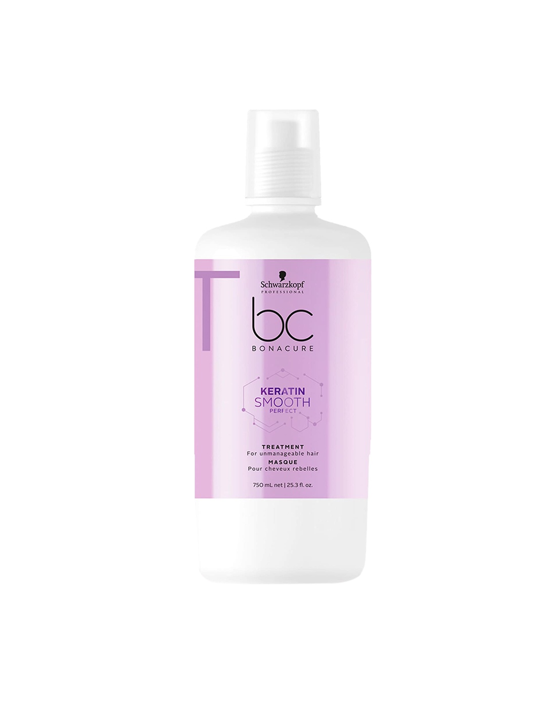 

Schwarzkopf PROFESSIONAL Bonacure Keratin Smooth Perfect Treatment 750ml, Purple