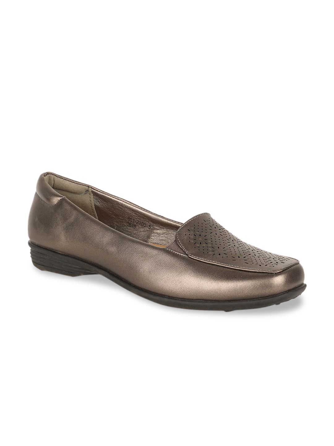 

Bata Women Copper-Toned Loafers