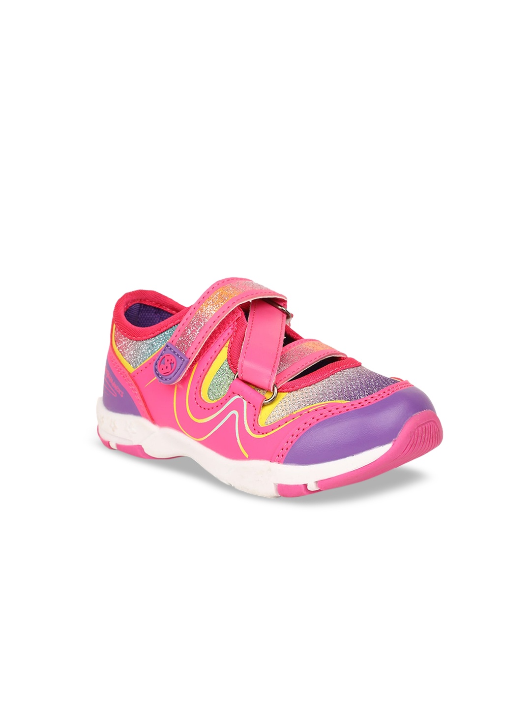 

Bubblegummers Girls Pink & Blue Textured Sneakers