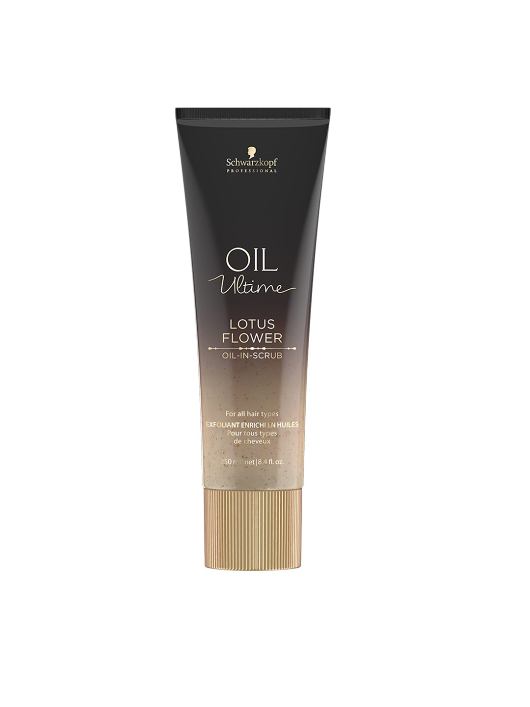 

Schwarzkopf PROFESSIONAL Oil Ultime Lotus Flower Oil-in-Scrub For Scalp 250ml, Gold