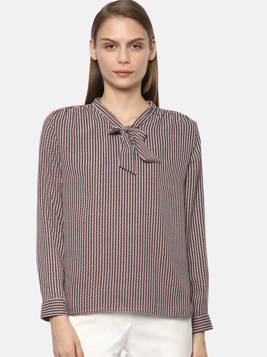 

Van Heusen Woman Women Multicoloured Printed A-Line Top, Multi