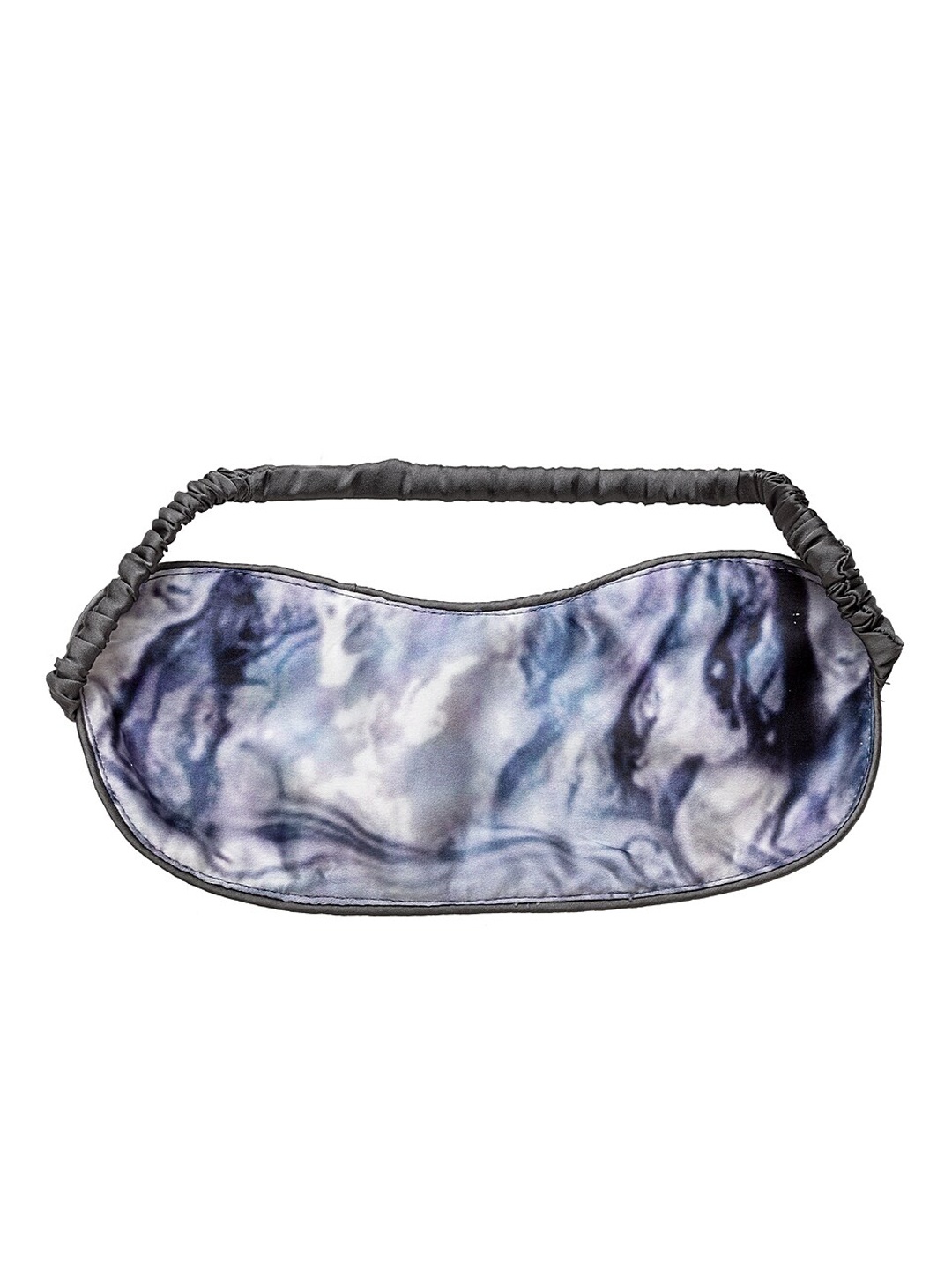 

DECOREALM Unisex Blue & Grey Printed Eye Mask