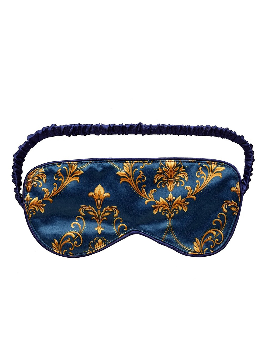 

DECOREALM Unisex Blue & Yellow Printed Eye Mask