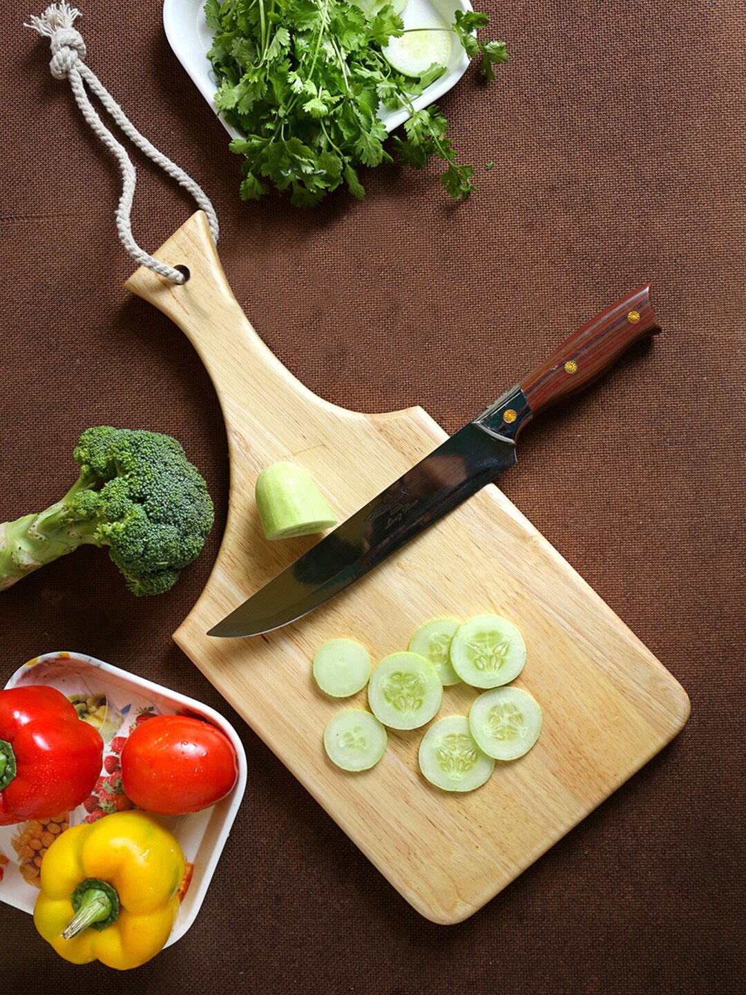 

Safal Beige Pure Natural Wooden Rectangular Sustainable Chopping Board