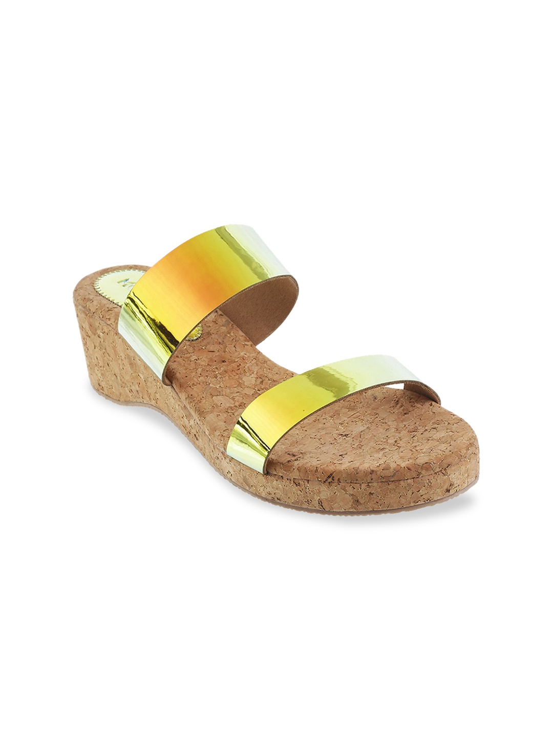 

Mochi Women Yellow Solid Wedges