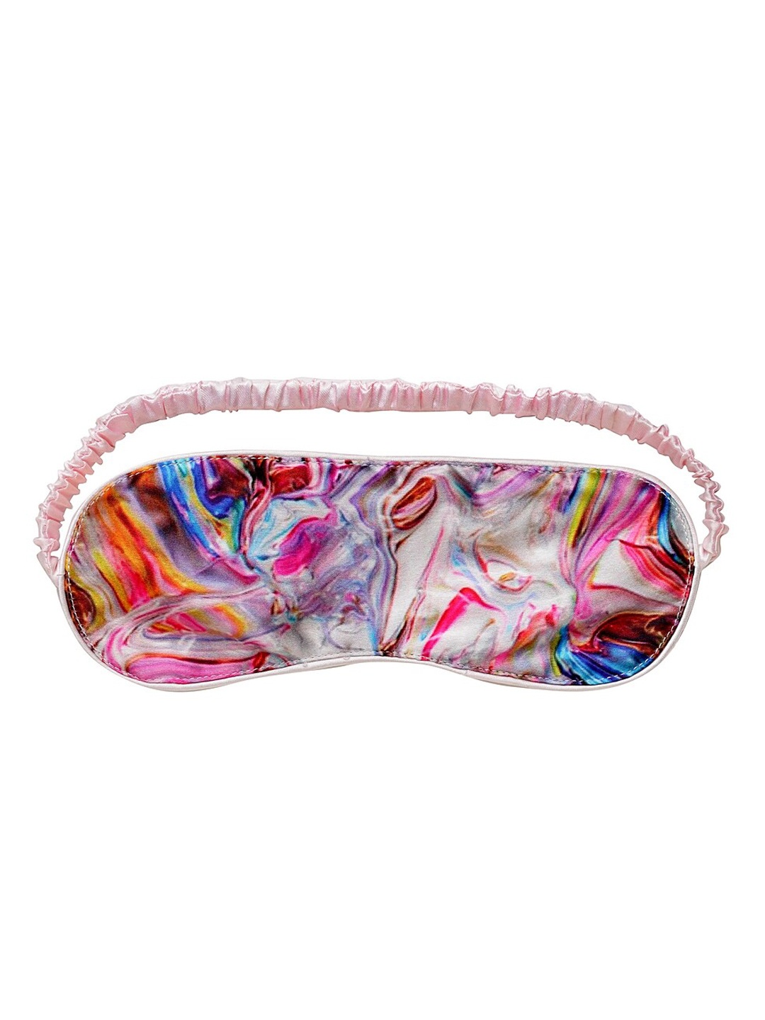

DECOREALM Unisex Multicoloured Printed Travelling Eye Mask, Multi
