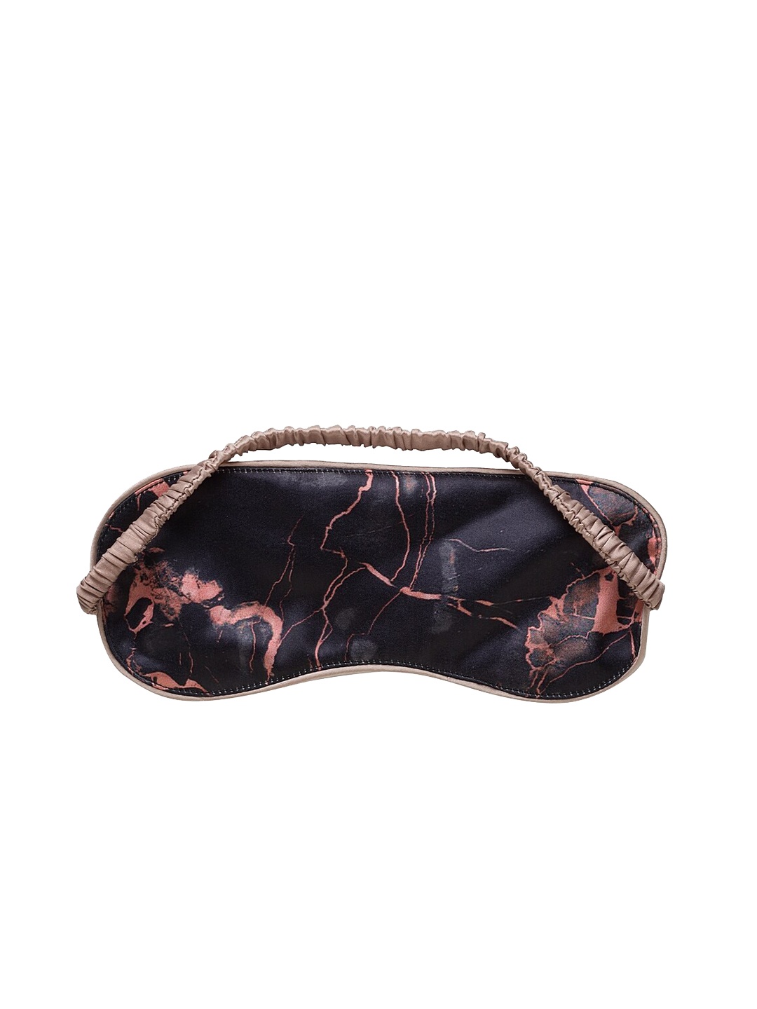 

DECOREALM Unisex Navy Blue & Pink Printed Travel Eye Mask