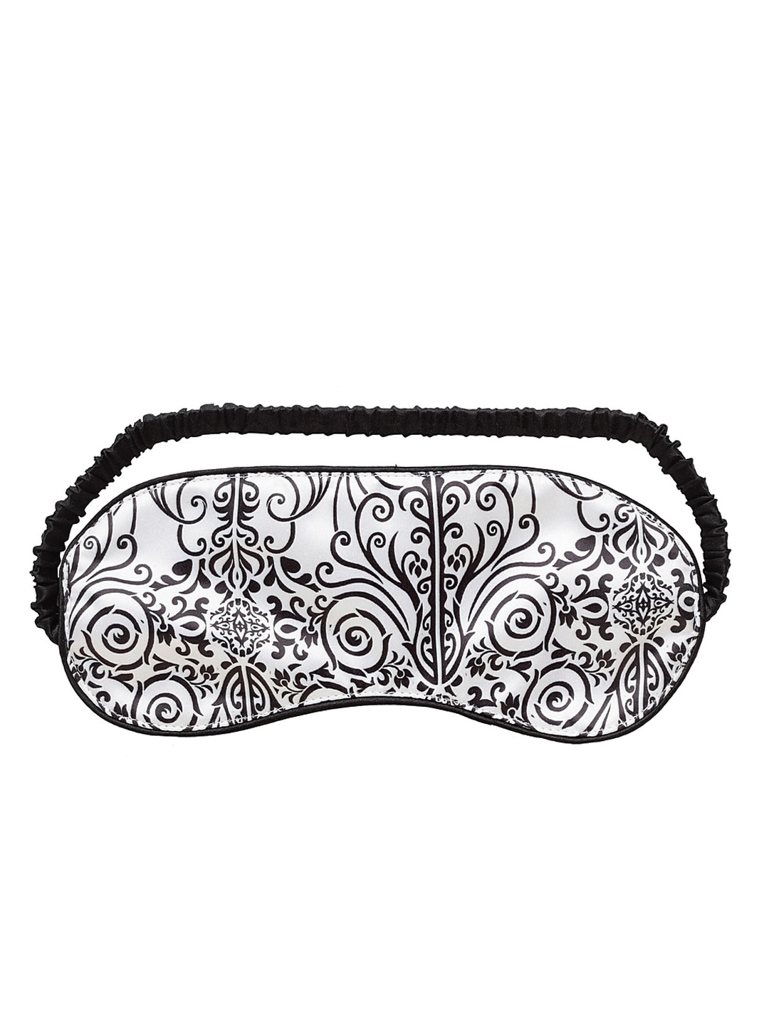 

DECOREALM Unisex Black & White Printed Travelling Eye Mask