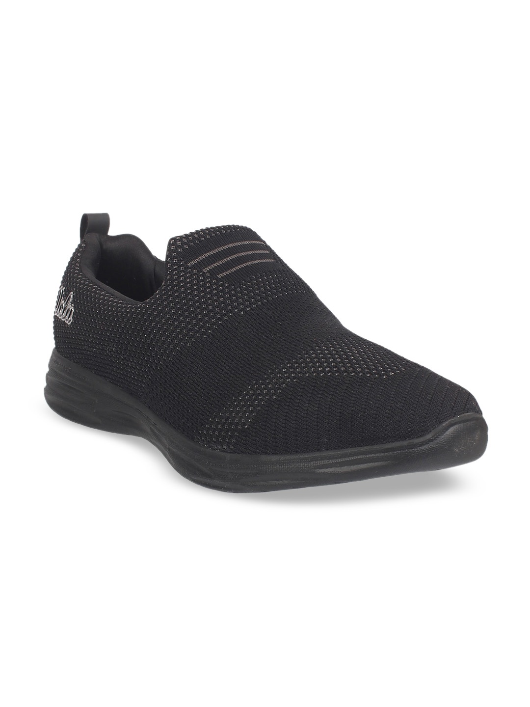 

UCLA Men Black Mesh Mid-Top Walking Shoes
