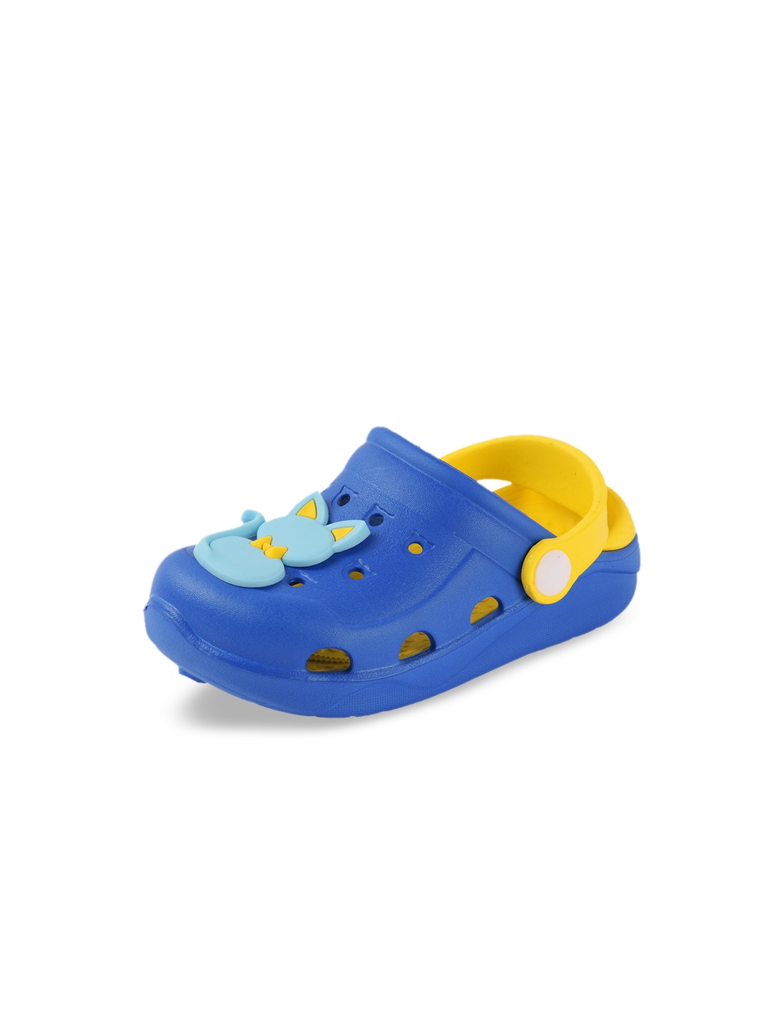 

Yellow Bee Girls Blue & Yellow Clogs