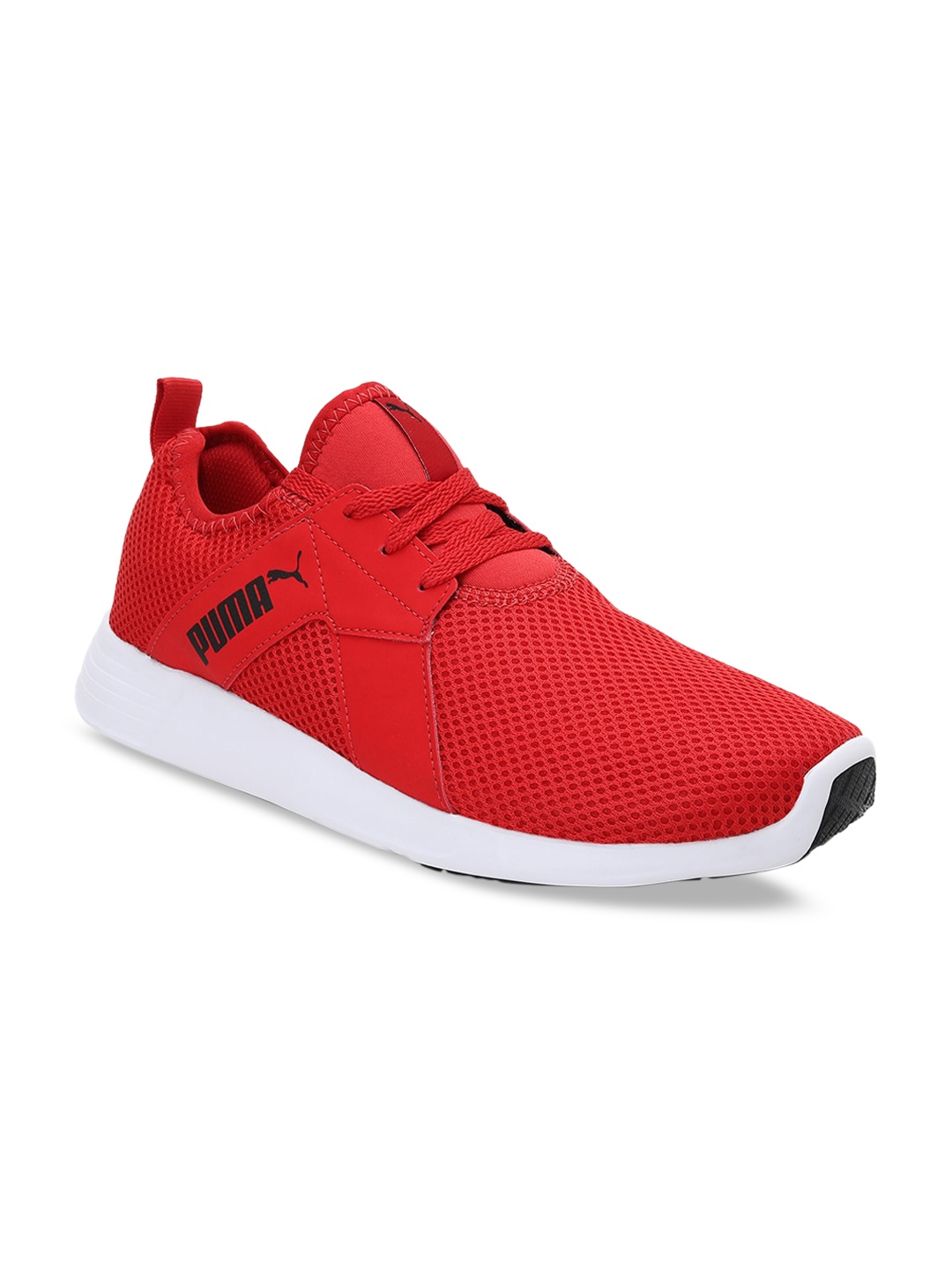 

Puma Men Red Textile Zod Runner V3 Sneakers