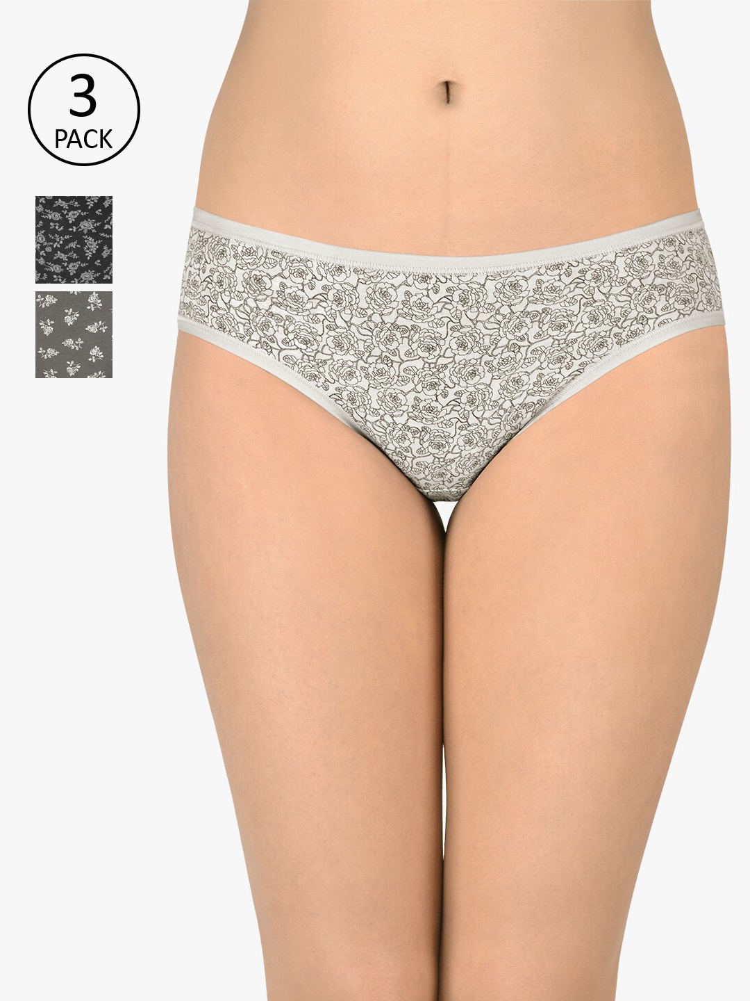 Amante Women Pack Of 3 Assorted Bikini Briefs PPK33102