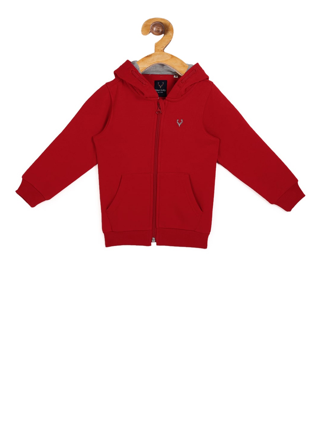 

Allen Solly Junior Boys Red Solid Sweatshirt