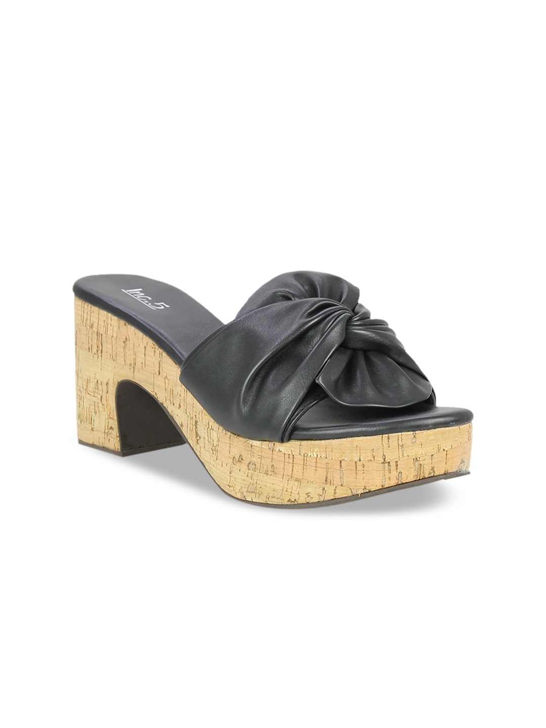 

Inc 5 Women Black Solid Heels